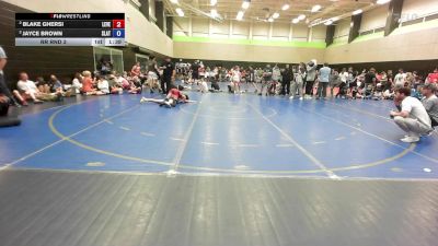 98 lbs Rr Rnd 3 - Blake Ghersi, Level Up Wrestling Center vs Jayce Brown, Slate Wrestling Academy