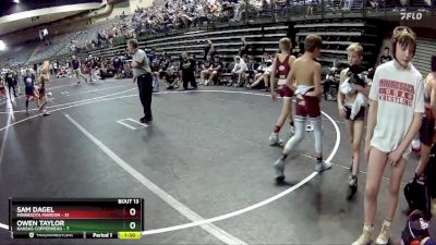 90 lbs Round 5 (6 Team) - Sam Dagel, Minnesota Maroon vs Owen Taylor, Kansas Copperhead