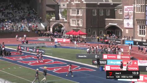 High School Boys' 4x100m Relay, Finals 5