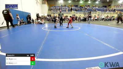 58 lbs Consi Of 4 - Henry Ryan, Raw Wrestling Club vs Daxton Story, Hutchinson