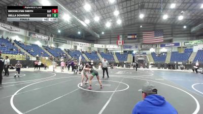 123 lbs Final - Brooklynn Smith, Rapid City Stevens Raiders vs Bella Downing, Ruis Wr Acd