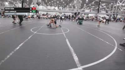 100 lbs Round 7 (10 Team) - Joey LaValle, Edge Wrestling vs Kevin Kirk, Ohio Gold