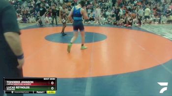 160 lbs Champ. Round 1 - Lucas Reynolds, Pearlers vs Tomorris Johnson, Carter Wrestling Academy