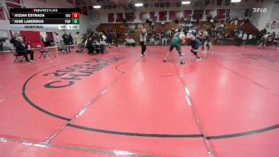 285 lbs Semifinal - Joziah Estrada, Yucaipa vs Jose Landeros, Poway