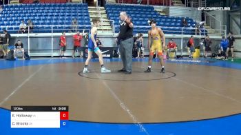 120 lbs Cons 16 #2 - Evan Holloway, Virginia vs Cole Brooks, Oklahoma