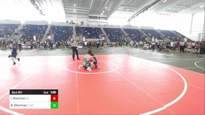 144 lbs Consi Of 8 #2 - Isaiah Ramirez, Big Bear Grapplers vs Brody Martinez, Coachella Valley WC