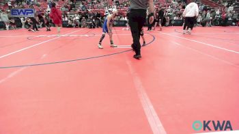 43 lbs Round Of 32 - Jace Bechtel, Skiatook Youth Wrestling vs Haxen Gibson, Wolfpak Wrestling