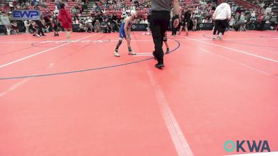 43 lbs Round Of 32 - Jace Bechtel, Skiatook Youth Wrestling vs Haxen Gibson, Wolfpak Wrestling