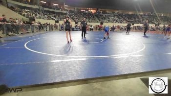 96 lbs Round Of 16 - Blake Gardner, Blanchard High School vs Ella Kennedy, Stillwater Lady Pioneers JH