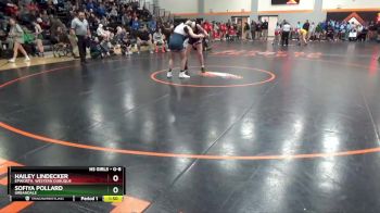 G-8 lbs Round 5 - Hailey Lindecker, Epworth, Western Dubuque vs Sofiya Pollard, Urbandale