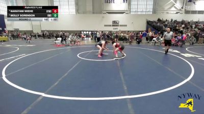 152 lbs Round 2 - Molly Sorenson, Homer Wrestling Club vs Narayani Wiehe, Horseheads Youth Wrestling Club