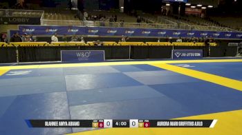 Iilahnee Amya Abiang vs Aurora Mari Griffiths Ajilo 2026 Pan Kids Jiu-Jitsu IBJJF Championship