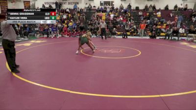 115 lbs 3rd Place Match - Senna Grassman, Cleveland vs Kaylee Vera, Little Miami High School