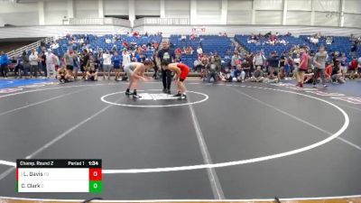 116 lbs Champ. Round 2 - Liam Davis, Lake Highland Prep vs Colin Clark, Perry Meridian