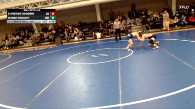 125 lbs Champ. Round 2 - Christian Osborne, Southeast Community College vs Jayden Grijalva, Unattached