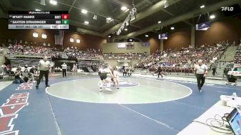 3A 157 lbs Cons. Semi - Wyatt Hanks, Manti vs Saxton Stradinger, Union