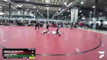 132 lbs Quarterfinal - David Mitchell, New River WC vs Griffin Van Der Waag, Richmond Wrestling Club