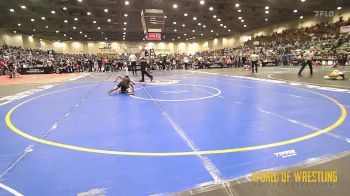 70 lbs Round Of 16 - Michael Legere, RedWave Wrestling vs Lincoln Burgess, GOLDRUSH Academy