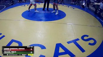 218 lbs Quarterfinal - Michael Trejo, Eastvale Elite WC vs Andre Sandoval Espana, RED WAVE WC