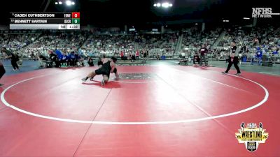 B6A-215 lbs Cons. Round 1 - Caden Cuthbertson, Edmond Memorial vs Bennett Sartain, Deer Creek