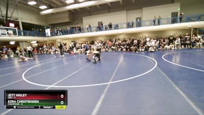 75 lbs Round 3 (4 Team) - Jett Higley, JWC vs Ezra Christiensen, Champions