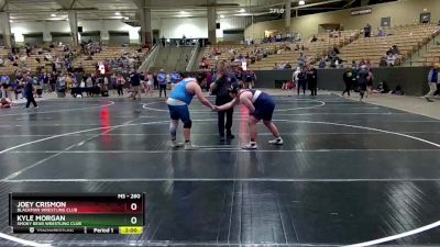 260 lbs Round 3 - Joey Crismon, Blackman Wrestling Club vs Kyle Morgan, Smoky Bear Wrestling Club