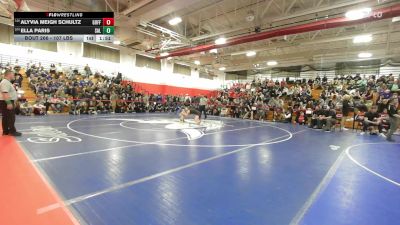 107 lbs Semifinal - Alyvia Meigh Schultz, Goffstown vs Ella Paris, Salem