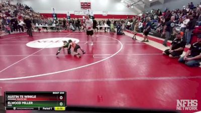 55-58 lbs Round 5 - Austin Te Winkle, Wiggins Youth WC vs Elwood Miller, HRA