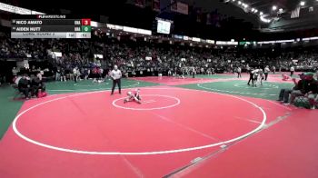 55 lbs Cons. Round 2 - Aiden Nutt, Unattached vs Nico Amato, Unattached