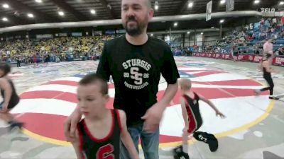 65 lbs Quarterfinal - Rafe Woods, American Outlaws Wrestling vs Zach Latsha, Canistota