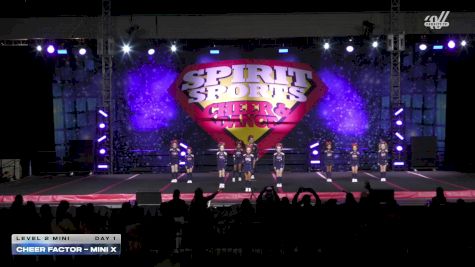 CheerFactor - Mini X [2025 L2 Mini Day 1] 2025 Spirit Sports Worcester Nationals