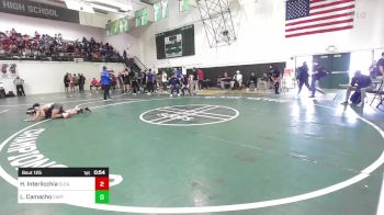 106 lbs Round Of 32 - Hudson Interlicchia, Eleanor Roosevelt vs Lucas Camacho, Carter