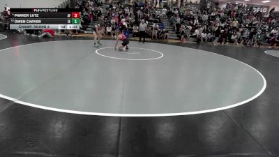 126 lbs Champ. Round 3 - Owen Carver, Eierman Elite vs Parker Lutz, Angry Fish