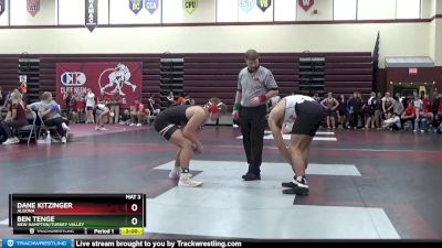 170 lbs Round 1 - Ben Tenge, New Hampton/Turkey Valley vs Dane Kitzinger, Algona