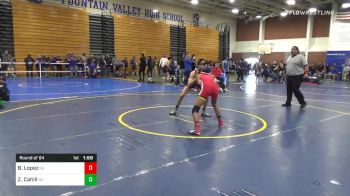 126 lbs Prelims - Brandon Lopez, Santa Ana vs Zander Cahill, North Central