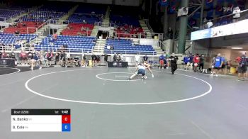 160 lbs Cons 32 #2 - Nash Banko, Wisconsin vs Gavin Cole, Pennsylvania