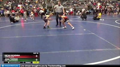 80 lbs Quarterfinal - Micah McKenna, Nebraska Boyz vs John Thomas, CIWC / Team Intensity