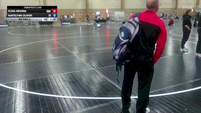 130 lbs Rr Rnd 5 - Elisa Medina, East Lake Wrestling Club vs Kaitelynn Oliver, Lake Gibson