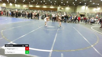 123 lbs Semifinal - Jahryzen Pagaragan, Gold Rush Wrestling vs Cooper Carling, Sierra Sabers