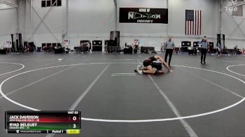 190 lbs Placement (4 Team) - Jack Davidson, New England Gold vs Ryad Belguet, Kraken Red