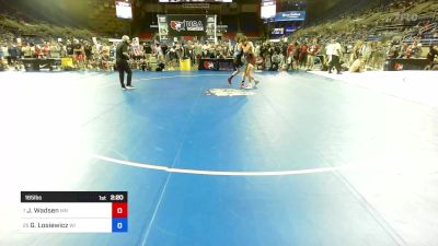 165 lbs Rnd Of 32 - Jarrett Wadsen, MN vs Gage Losiewicz, WI