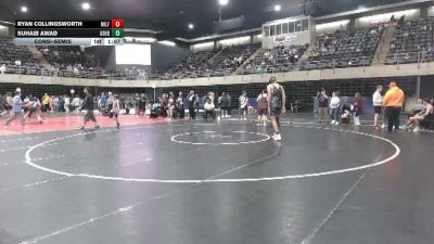220 lbs Consolation - Ryan Collingsworth, Milford vs Suhaib Awad, Ashburn