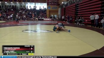197 lbs Cons. Round 2 - Tyler Casey, St. Ambrose University vs Treviante Thomas, Graceland University