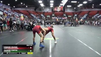 130 lbs Cons. Round 3 - Phoenix Contos, Unaffiliated vs Connor Crumer, Askren Wrestling Academy