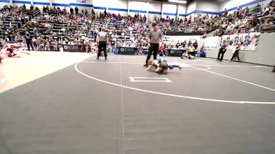 49 lbs Semifinal - Blakelee Vinson, Weatherford Youth Wrestling vs Samuel Murray, Marlow Outlaws