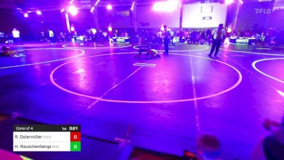 58 lbs Consi Of 4 - Ryker Ostermiller, Colorado Outlaws vs Hunter Rauschenberger, Ridge WC