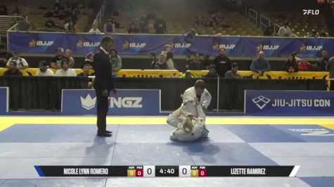 Lizette Ramirez vs Nicole Lynn Romero 2026 Pan Jiu Jitsu IBJJF Championship