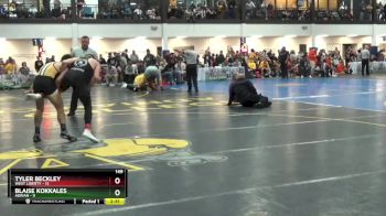149 lbs Round 3 (12 Team) - Blaise Kokkales, Adrian vs Tyler Beckley, West Liberty