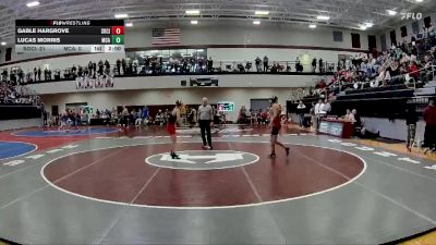 106 lbs Round 1 (16 Team) - Gable Hargrove, Social Circle vs Lucas Morris, McIntosh County Academy