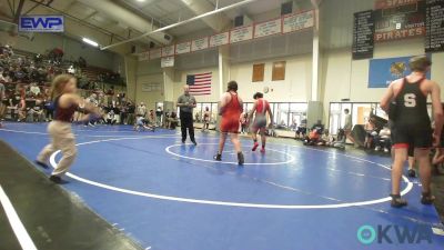 170 lbs Quarterfinal - Aron Cisneros, Skiatook Youth Wrestling vs Stoan Salyer, Sperry Wrestling Club